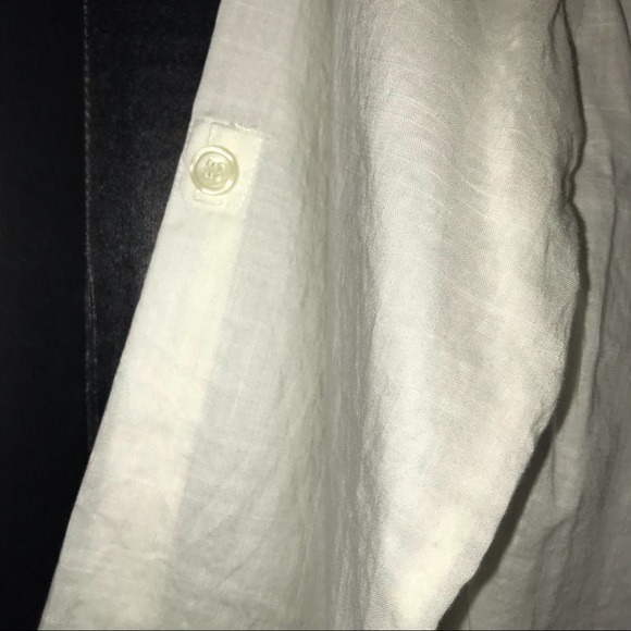 J. Crew top, thin cotton with metal embellished neckline/chest - Picture 8 of 10